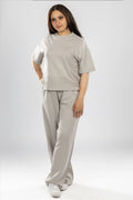 Soft Touch Short Sleeve Set - Grey