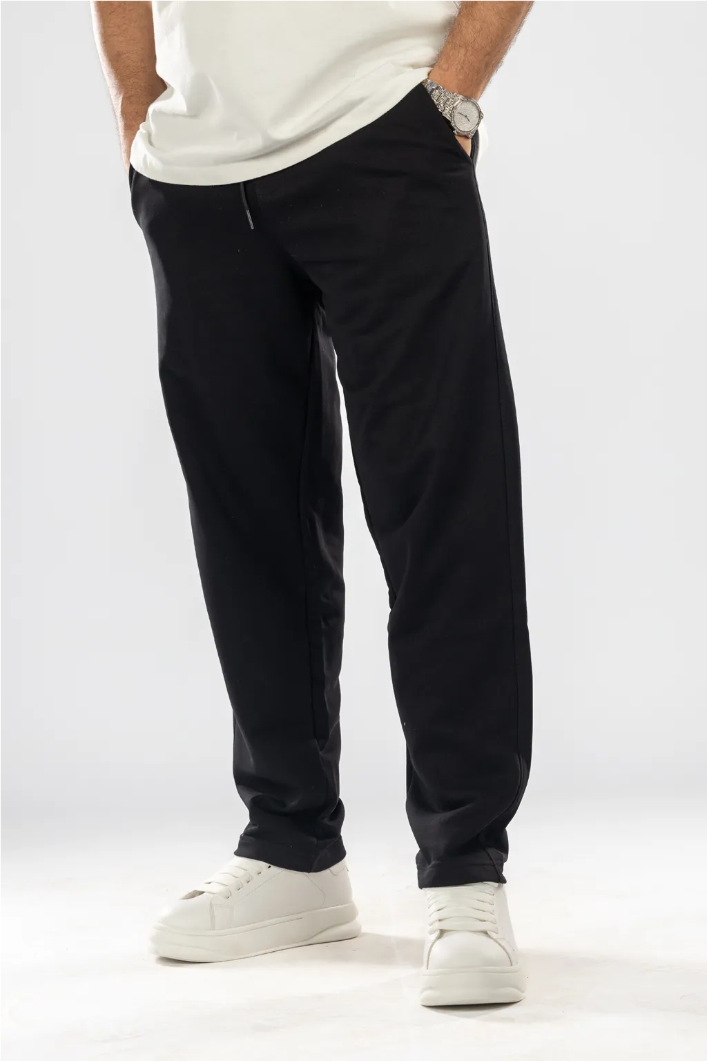 Diagonal Straight Leg Pant