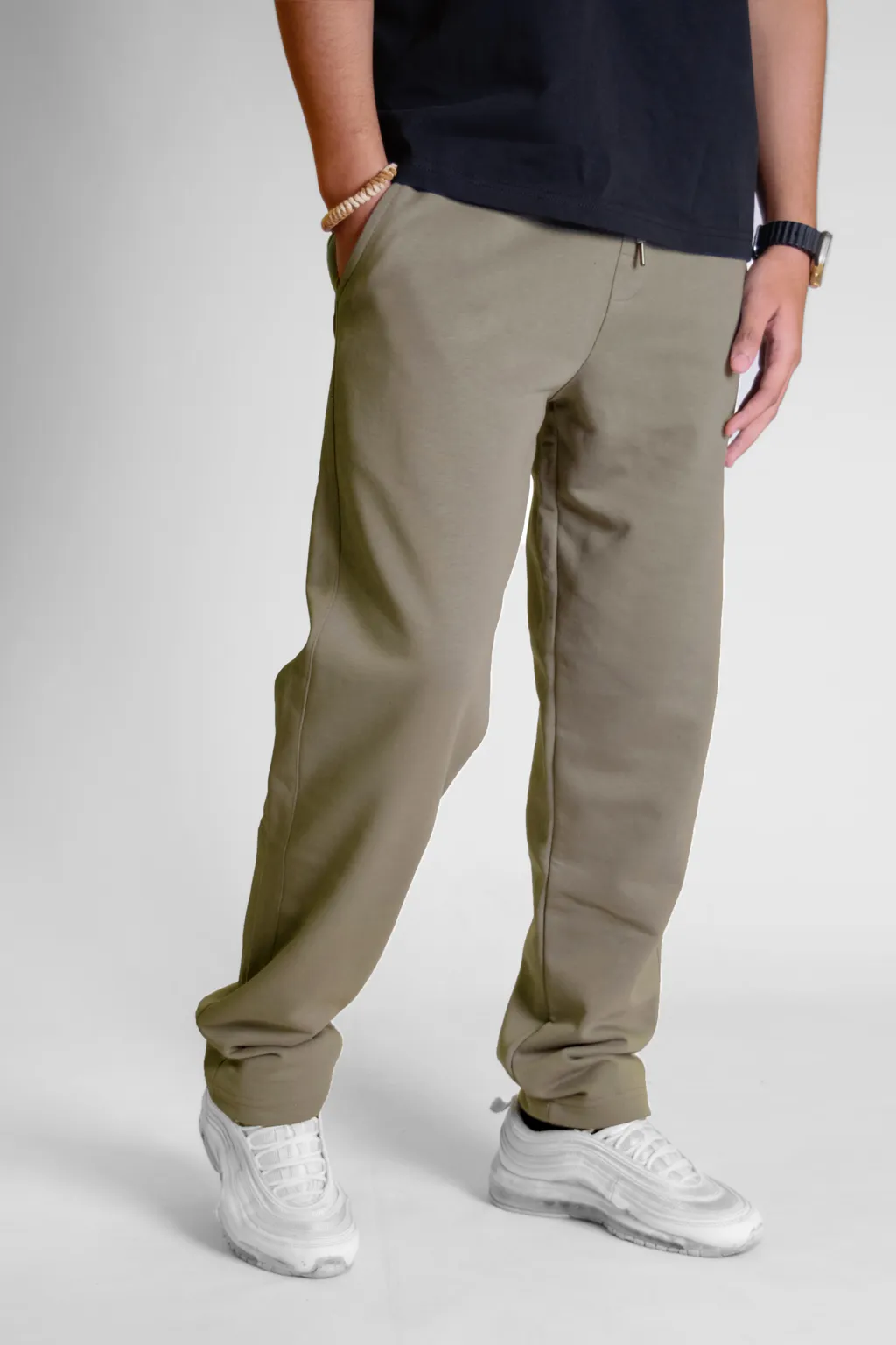 Diagonal Straight Leg Pant