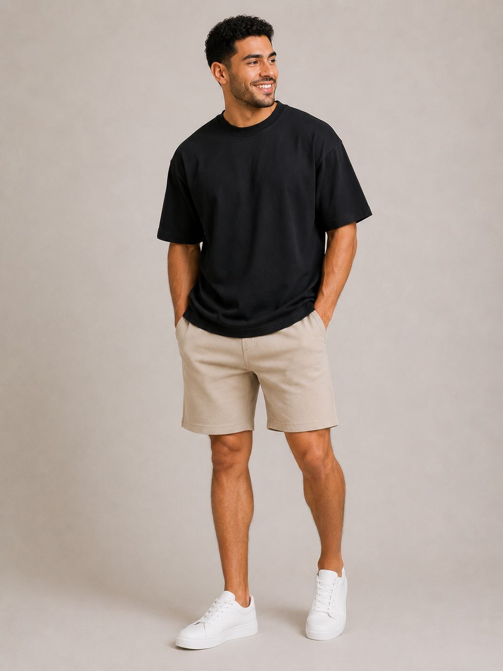 BASIC HEAVYWEIGHT T-SHIRT - BLACK