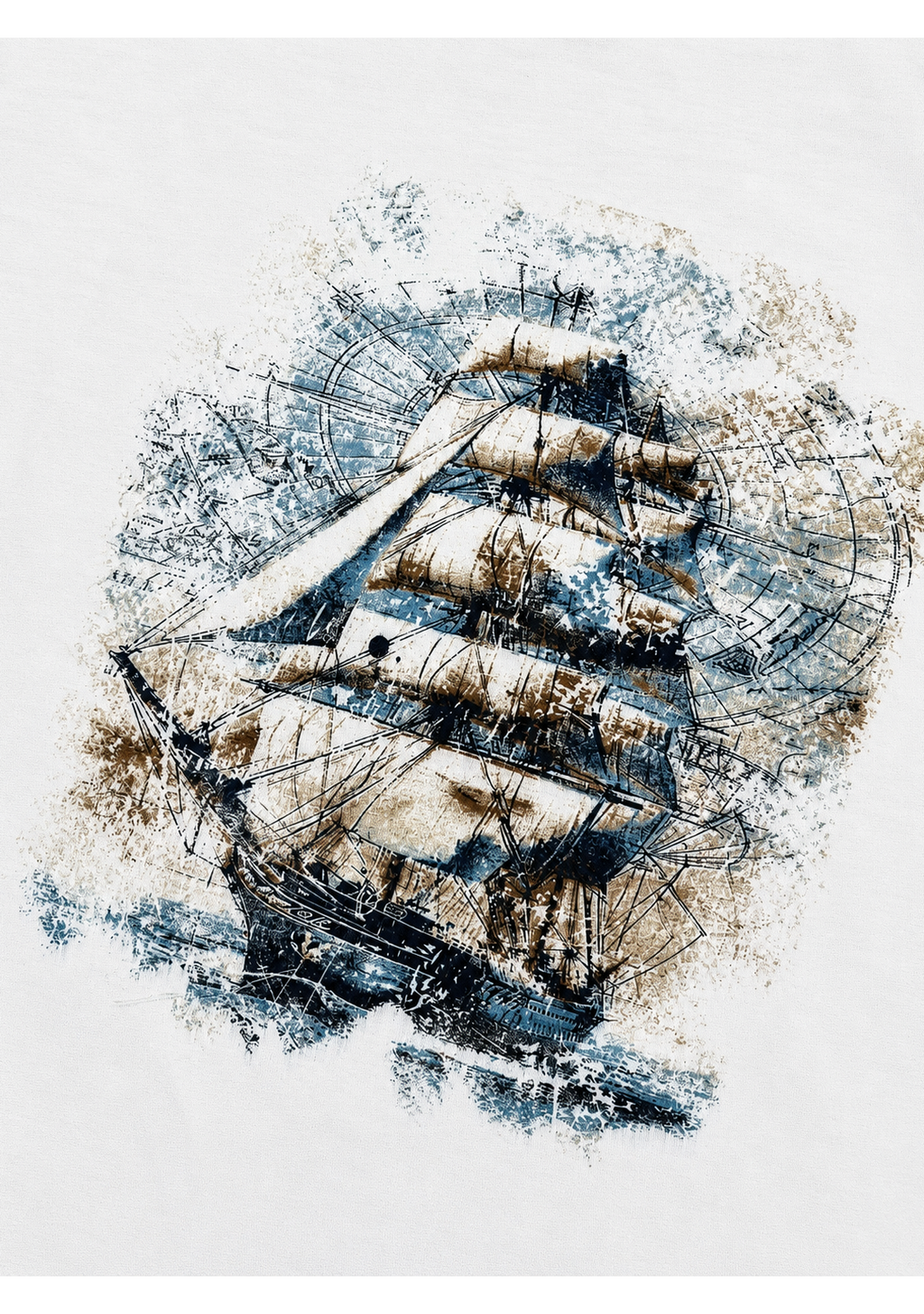 Sailing Ship Offwhite