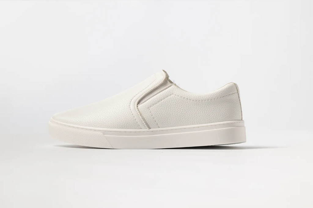 Slip-On Sneakers-401-White