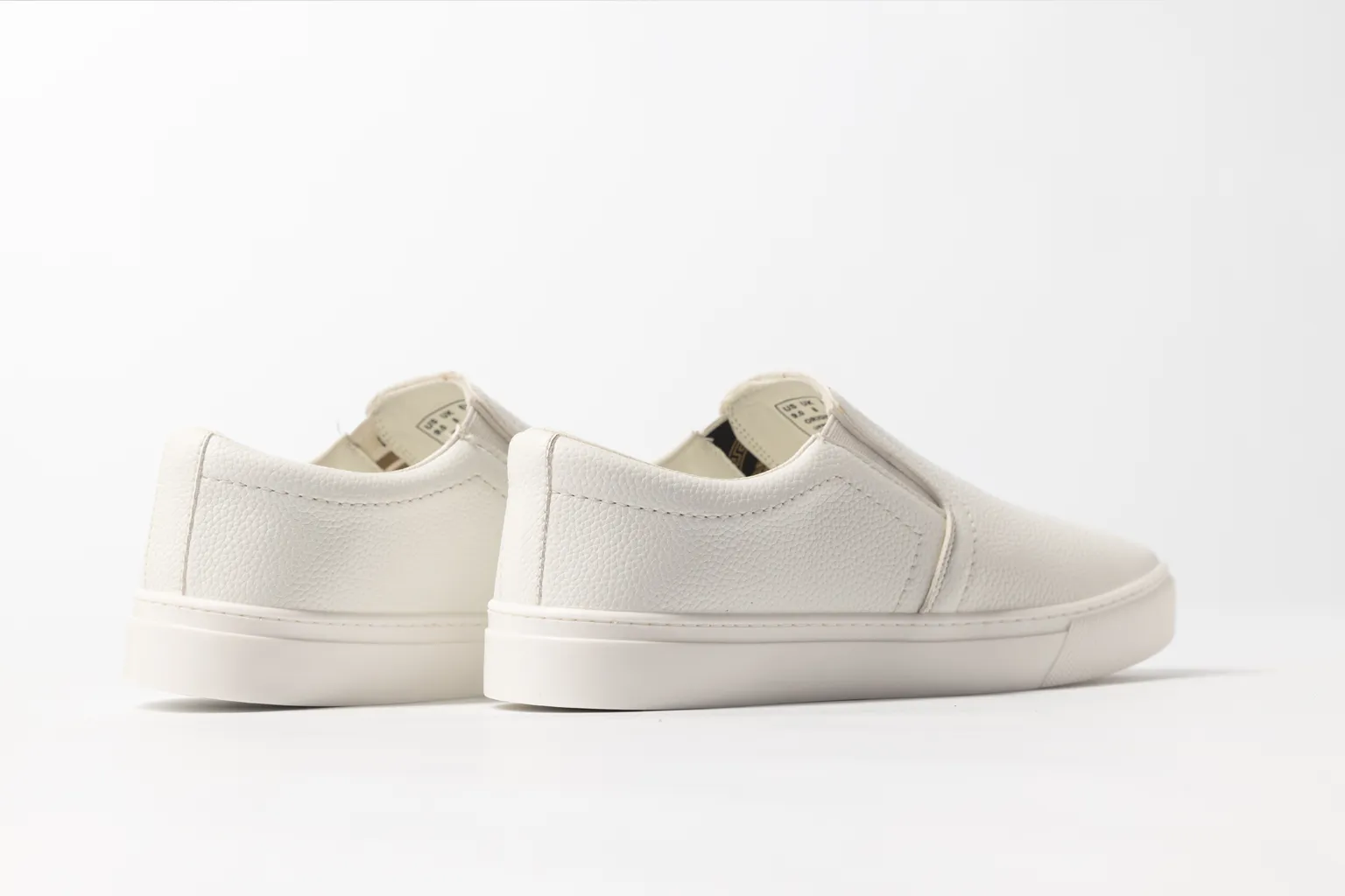 Slip-On Sneakers-401-White
