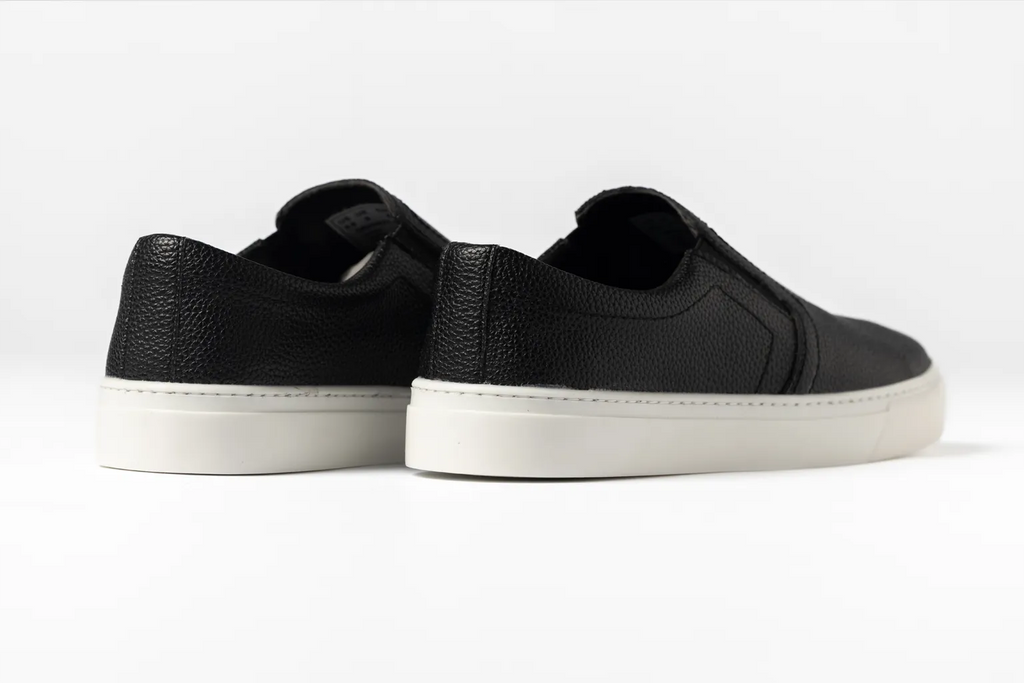 Slip-On Sneakers-401- Black