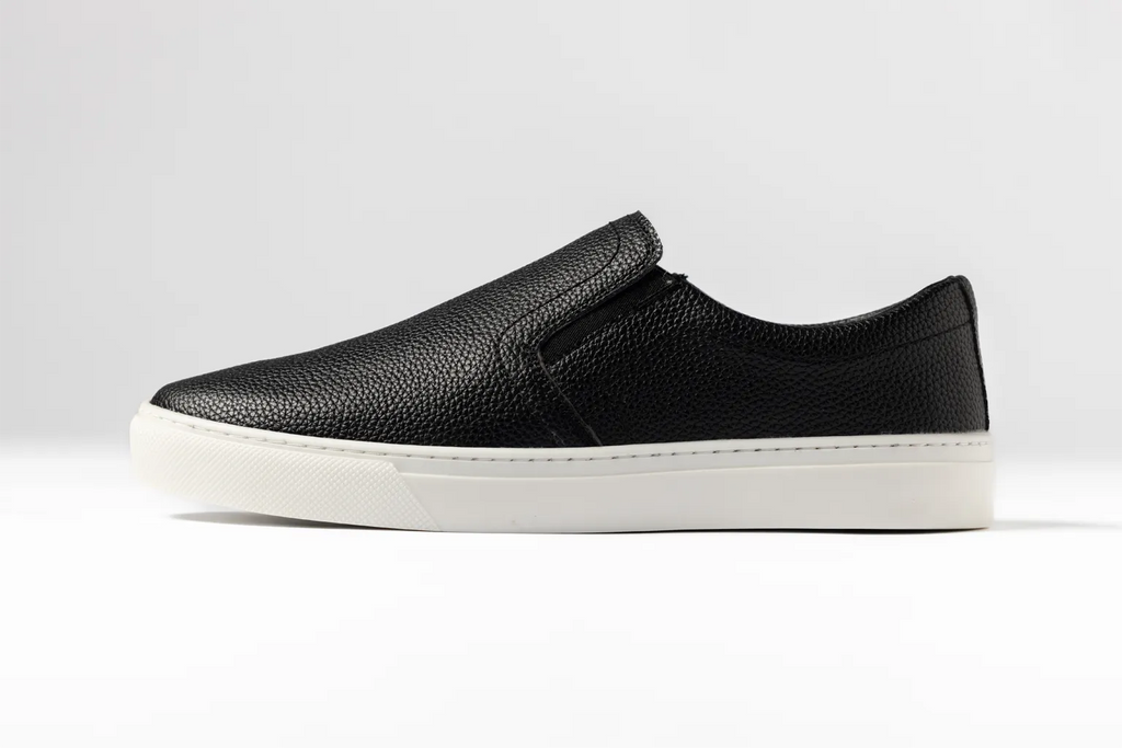 Slip-On Sneakers-401- Black