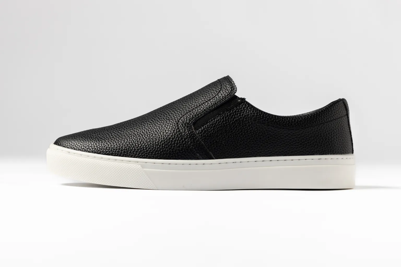 Slip-On Sneakers-401- Black