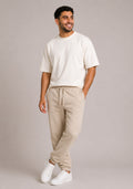 Heavy Jogger Pant-Beige