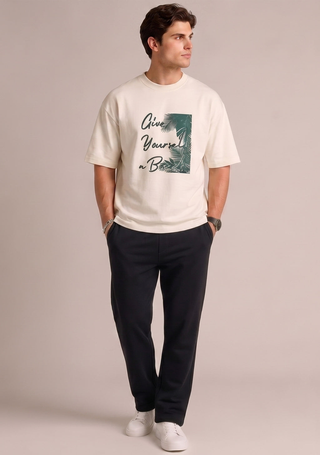 Vitage Palm Mode Offwhite