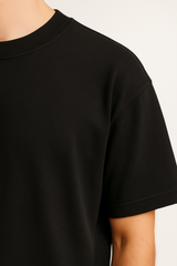 Basic Over size T-shirt Black