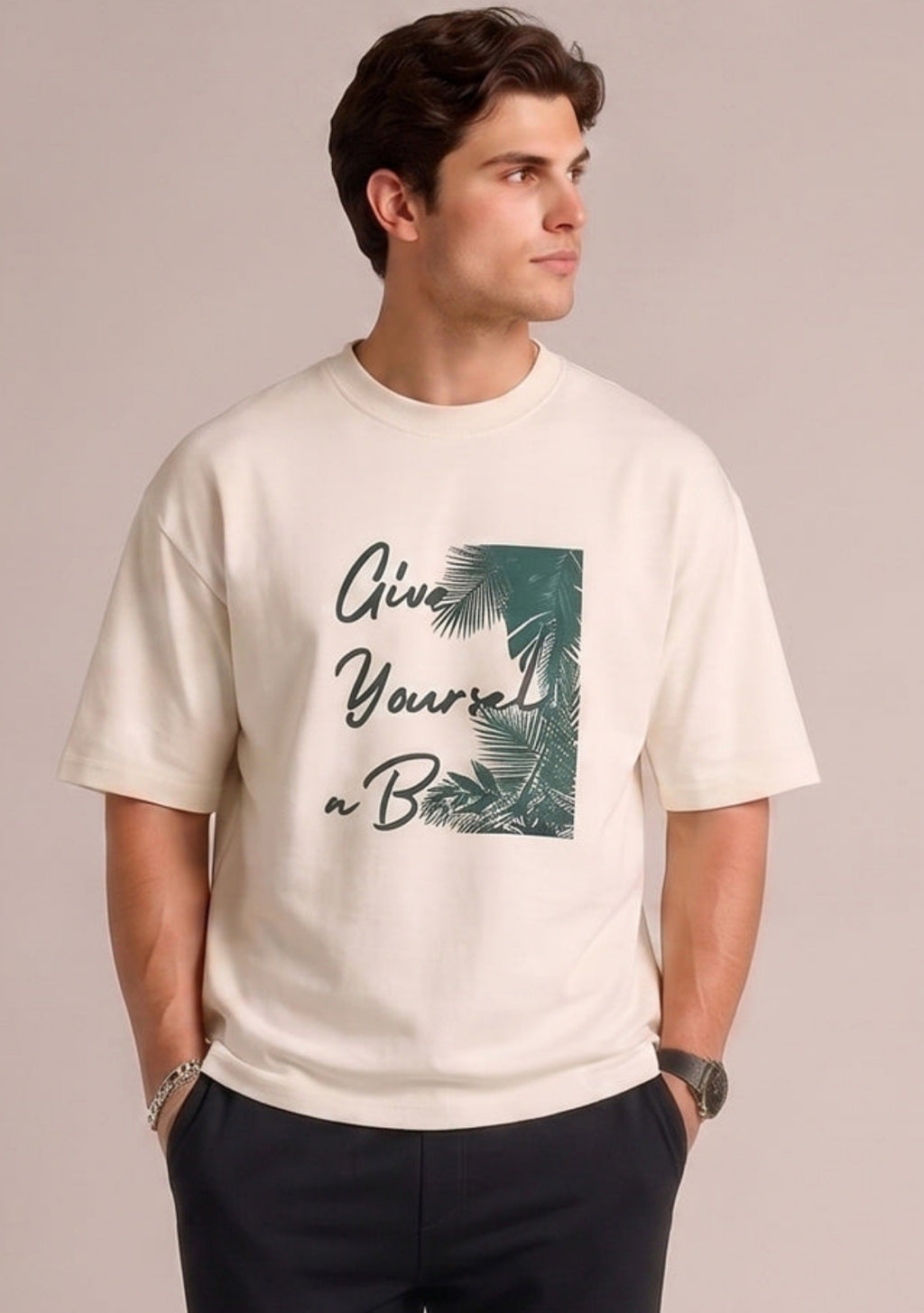 Vitage Palm Mode Offwhite