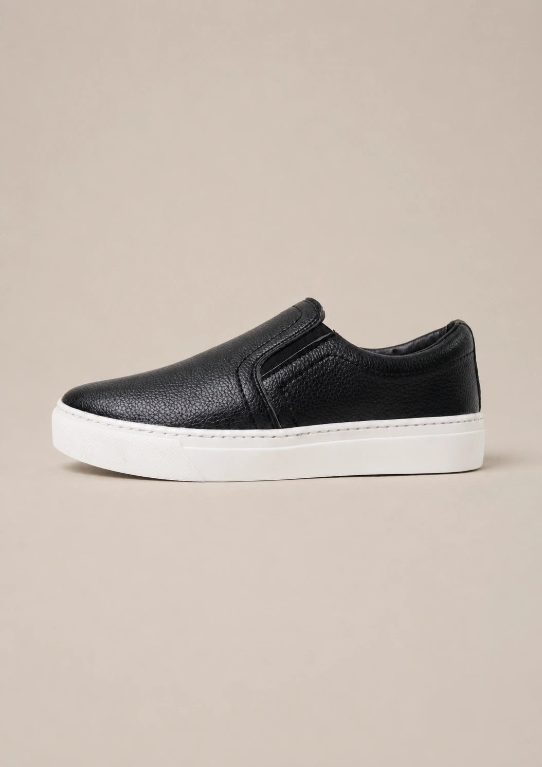 Slip-On Sneakers-401- Black