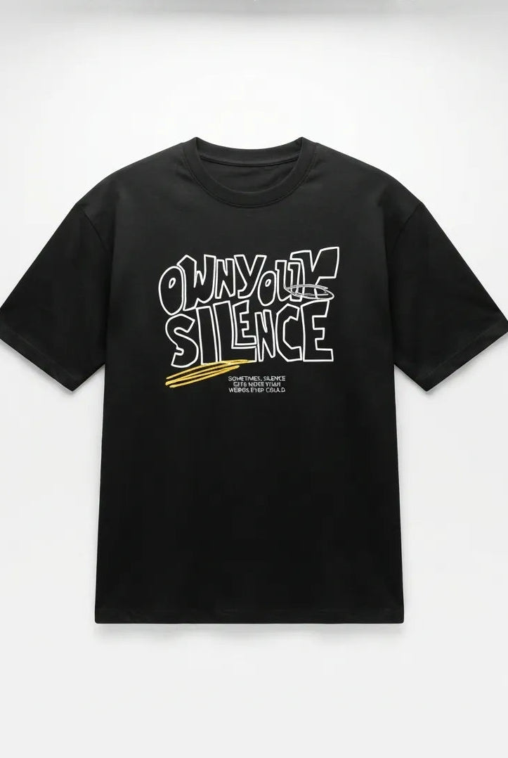 Oversize T-shirt - Own Your Silence