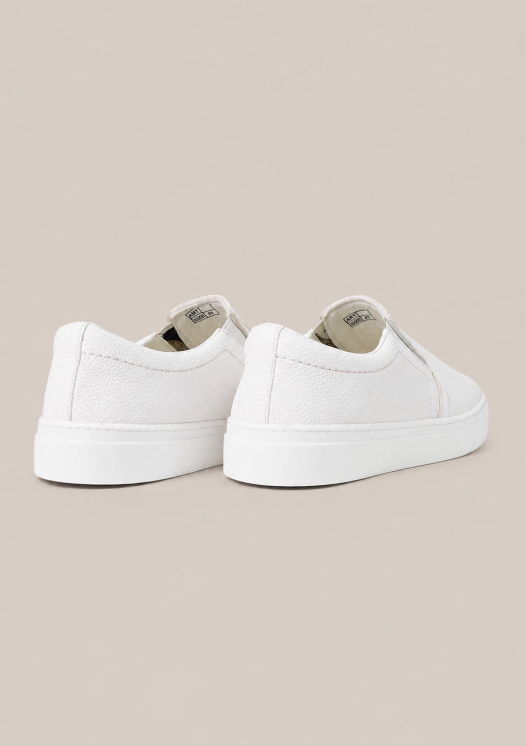 Slip-On Sneakers-401-White