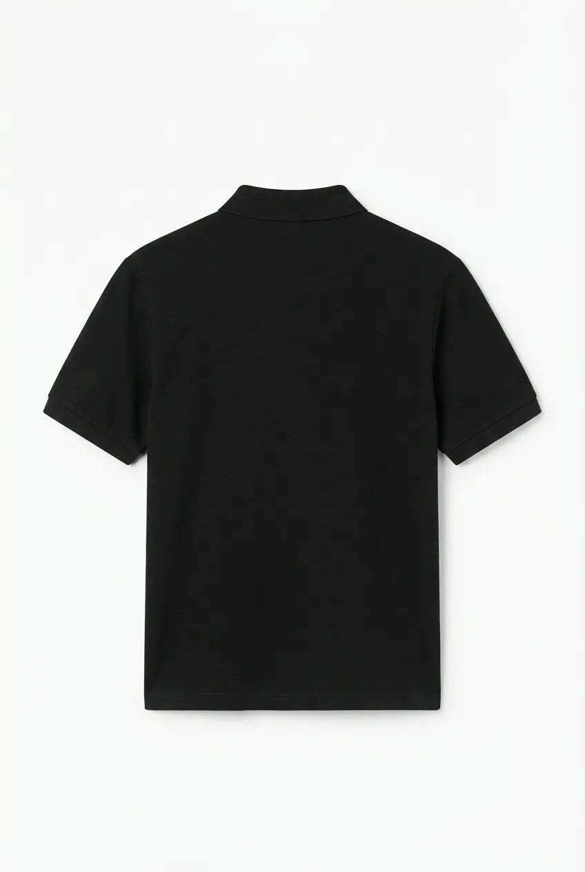 Polo Shirt - Jacquard V-Neck