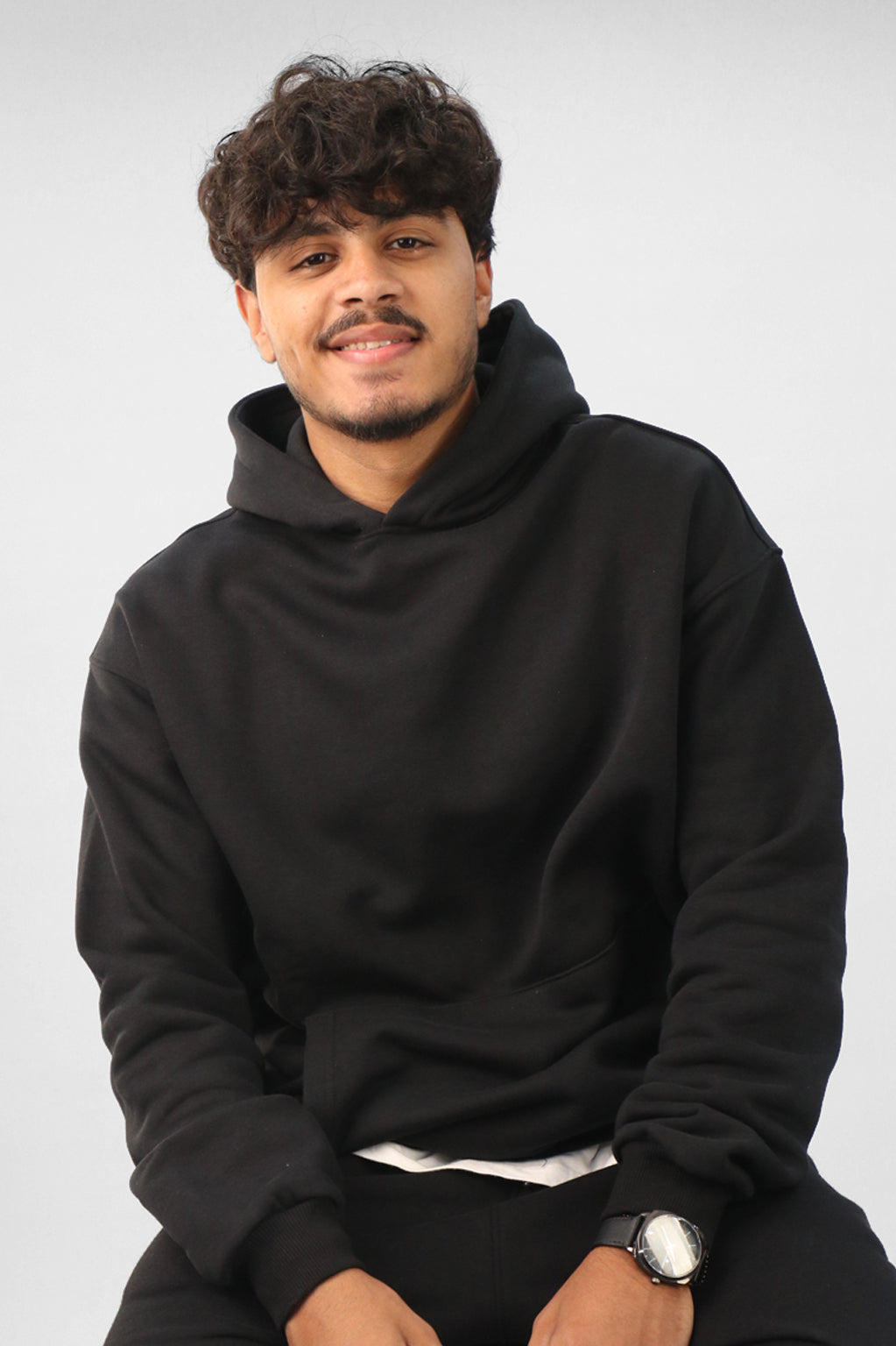 Unisex Oversized Hoodie -Black