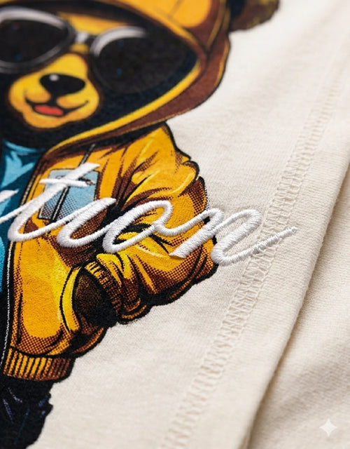 Caution Bear Offwhite