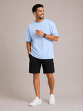BASIC HEAVYWEIGHT T-SHIRT - BABY BLUE