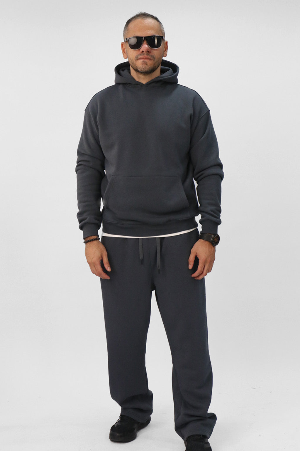 Melto Wideleg Pant - Charcoal