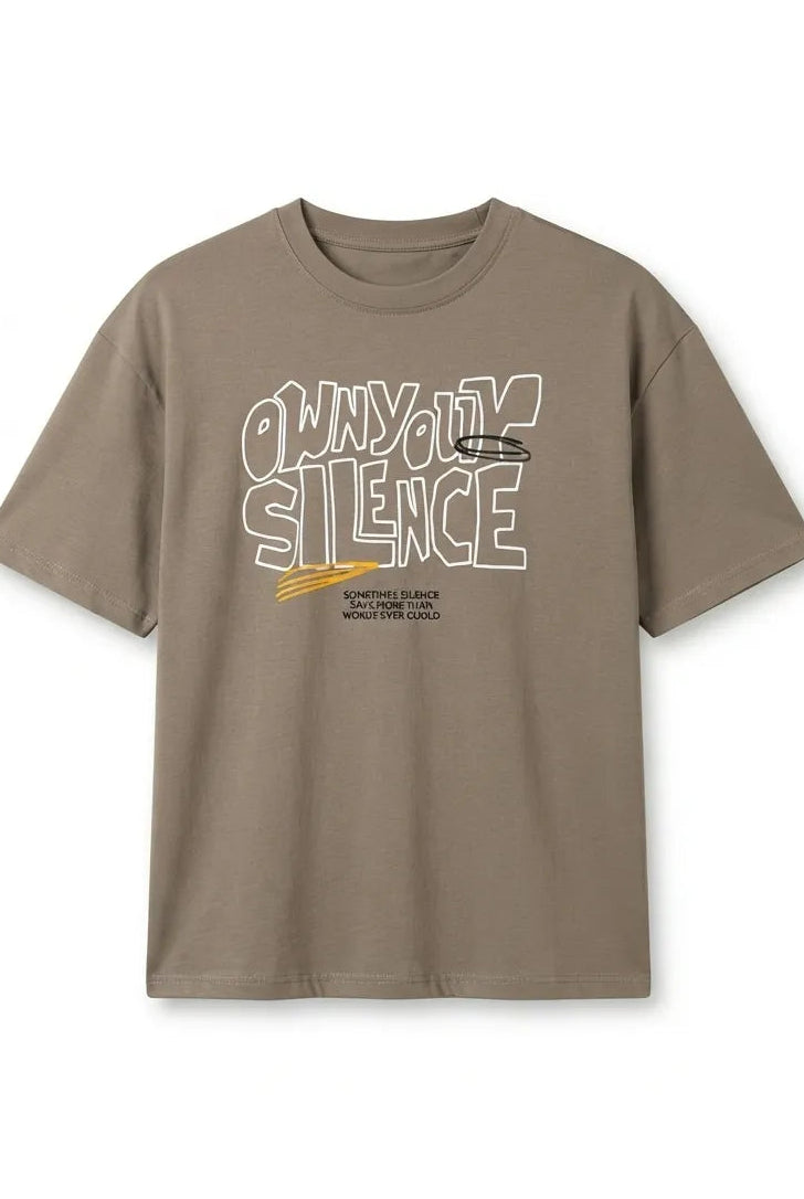 Oversize T-shirt - Own Your Silence