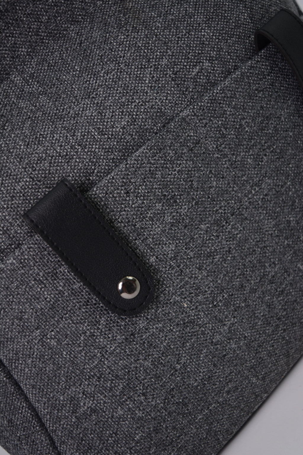 Linen Charcoal Bag