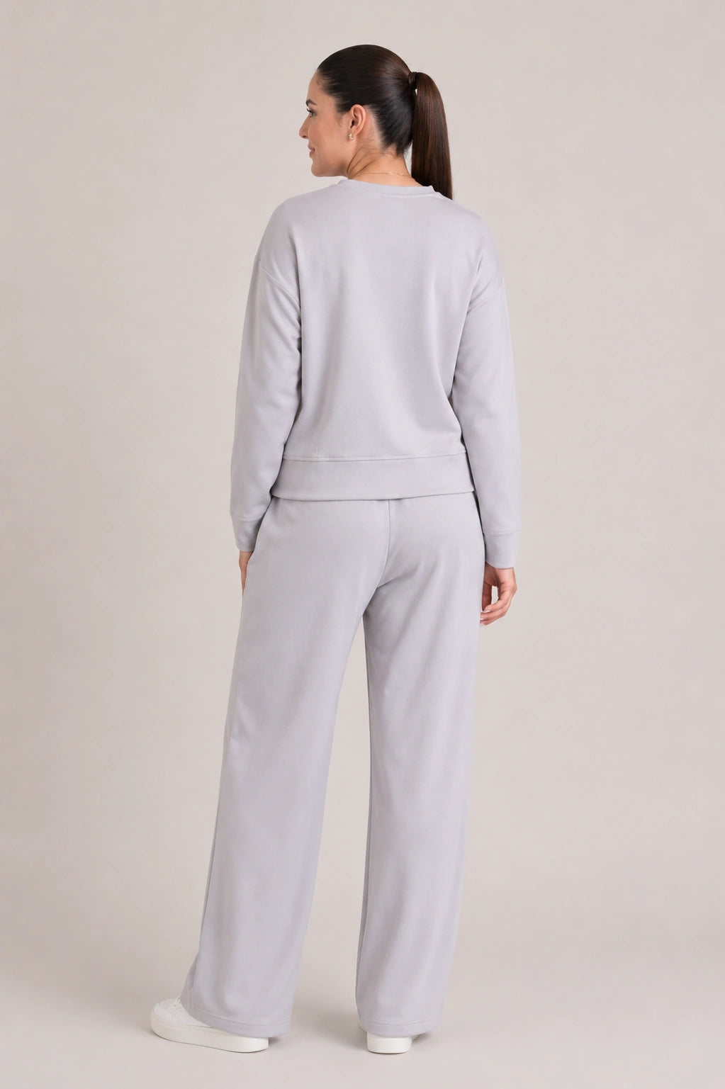 Soft Touch Long Sleeve Set - Grey