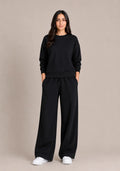 Soft Touch Long Sleeve Set- Black