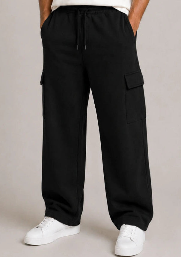 Heavy Cargo Pant-Black