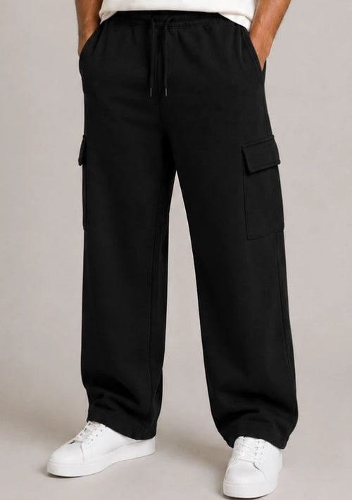 Heavy Cargo Pant-Black