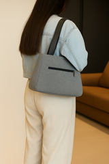 Linen Bag-Grey