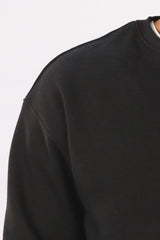 Round Sweatshirt-black