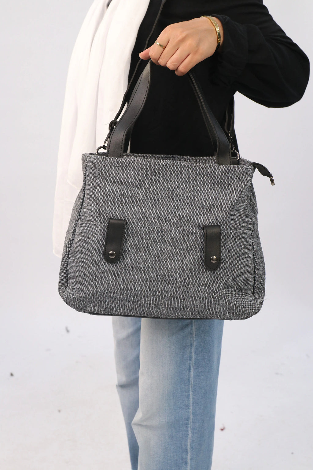 Linen Charcoal Bag