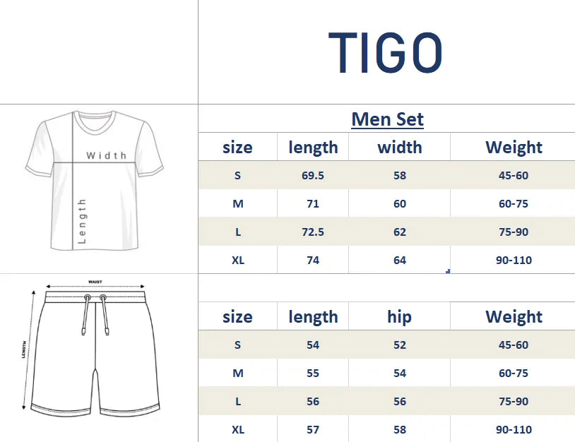 T-shirt & Short - Men' Set