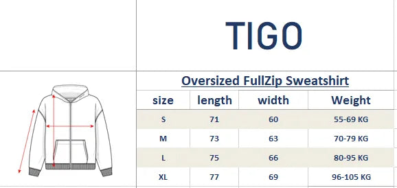 ZIP-UP Hoodie - Unisex Fit